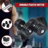 35KG Dumbbell Adjustable Weight Set - Low Angle