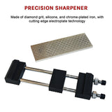 Double-Sided Diamond Knife Sharpeners Sharpening Stone W/ Stone Holder - Extra Image