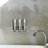 1500ml Shower Liquid Soap Body Lotion Gel Shampoo Bathroom Dispenser - Front View