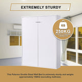 Palermo Double Size Wall Bed Diamond Edition - Close-Up Angle