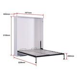 Palermo Queen Size Wall Bed Diamond Edition - Extra Image