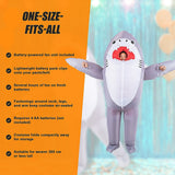 Shark Fancy Dress Fan Inflatable Costume Suit - Extra Image