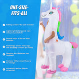Giant Unicorn Fancy Dress Fan Inflatable Costume Suit