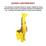 Giraffe Fancy Dress Fan Inflatable Costume Suit - Extra Image