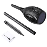 10 Pack Solar Torch Lights 96 LED Flickering Lighting Dancing Flame Garden Lamp - Top-Down View