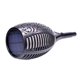 10 Pack Solar Torch Lights 96 LED Flickering Lighting Dancing Flame Garden Lamp - Rear View