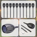 10 Pack Solar Torch Lights 96 LED Flickering Lighting Dancing Flame Garden Lamp