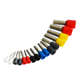 1200Pcs Bootlace Ferrule Crimper kit 0.25-10mm2 Cord End Ratchet Crimping Tool - Rear View
