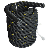 Battle Rope Dia 3.8cm x 9M length Poly Exercise Workout Strength Training - Top-Down View
