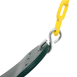 2 Pack Swings Seats Heavy Duty 66 Chain Plastic Coated Playground Swing - 45-Degree Angle