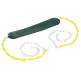 2 Pack Swings Seats Heavy Duty 66 Chain Plastic Coated Playground Swing