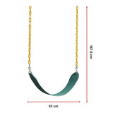 2 Pack Swings Seats Heavy Duty 66 Chain Plastic Coated Playground Swing - Extra Image