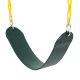 2 Pack Swings Seats Heavy Duty 66 Chain Plastic Coated Playground Swing - Top-Down View