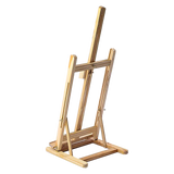 Tabletop Easel Wood Studio H-Frame Artist Art Display Painting Shop Tripod Stand Wedding - Top-Down View