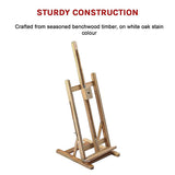 Tabletop Easel Wood Studio H Frame Artist Painting Display Stand For Art Wedding Shop Use