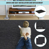 5m2 Box of Premium Carpet Tiles Commercial Domestic Office Heavy Use Flooring Charcoal - Extra Image