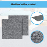 5m2 Box of Premium Carpet Tiles Commercial Domestic Office Heavy Use Flooring Grey - Top-Down View