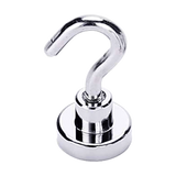 10x Strong Rare Earth N38 Neodymium Magnetic Hanger Holder 10kg Magnet Hooks - Rear View