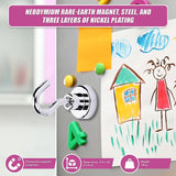 10x Strong Rare Earth N38 Neodymium Magnetic Hanger Holder 10kg Magnet Hooks - Low Angle