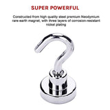 10x Strong Rare Earth N38 Neodymium Magnetic Hanger Holder 10kg Magnet Hooks - Extra Image