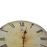 Large Vintage Wall Clock Kitchen Office Retro Timepiece - 45-Degree Angle