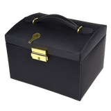 Jewellery Storage Box Girls Rings Necklaces Display Organiser Storage Case - Top-Down View