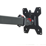 Dual LCD Monitor Desk Mount Stand Adjustable Fits 2 Screens Up To 27 - 45-Degree Angle