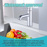 Basin Mixer Tap Faucet -Kitchen Laundry Bathroom Sink - Top-Down View