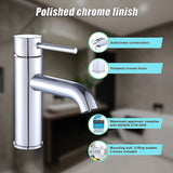 Basin Mixer Tap Faucet -Kitchen Laundry Bathroom Sink - Rear View