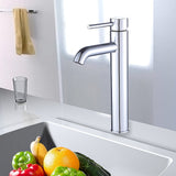 Tall Basin Mixer Tap Faucet -Kitchen Laundry Bathroom Sink - Front View