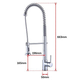 Basin Mixer Pull-Out Kitchen Tap Faucet Laundry Sink - Extra Image