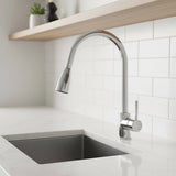 Basin Mixer Pull-Down Tap Faucet -Kitchen Laundry Bathroom Sink - 45-Degree Angle