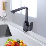 Kitchen Mixer Tap Faucet - Laundry Bathroom Sink - Front View