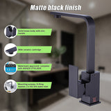 Kitchen Mixer Tap Faucet - Laundry Bathroom Sink - Close-Up Angle