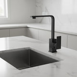 Kitchen Mixer Tap Faucet - Laundry Bathroom Sink - Front View