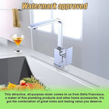 Kitchen Mixer Tap Faucet - Laundry Bathroom Sink - Rear View