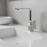 Kitchen Mixer Tap Faucet - Laundry Bathroom Sink - Front View