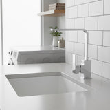 Kitchen Mixer Tap Faucet - Laundry Bathroom Sink - Close-Up Angle