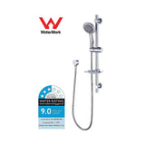 Hand Held Shower Rail Soap Dish Bathroom Set - Close-Up Angle