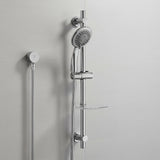 Hand Held Shower Rail Soap Dish Bathroom Set
