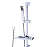 Hand Held Shower Rail Soap Dish Bathroom Set