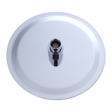 200mm Shower Head Round 304SS Polished Chrome Finish - Top-Down View
