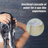 200mm Shower Head Round 304SS Polished Chrome Finish - Extra Image