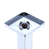 Shower Head Arm Wall Connector Square Bathroom Rainforest ShowerHead - Rear View