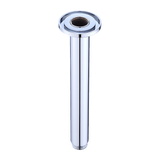 Shower Head Arm Wall Connector Round Bathroom Rainforest ShowerHead - Close-Up Angle