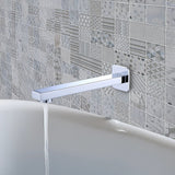 228mm Bath Spout Polished Chrome Finish - Front View