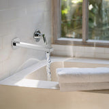 228mm Bath Spout Polished Chrome Finish - 45-Degree Angle