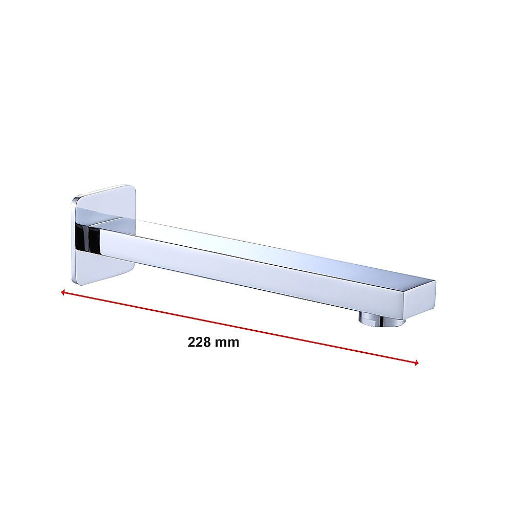 228mm Bath Spout Polished Chrome Finish