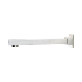 228mm Bath Spout Polished Chrome Finish - Top-Down View