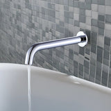 220mm Bath Spout in Polished Chrome Finish - Front View